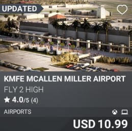 KMFE MCALLEN MILLER AIRPORT by Fly 2 High. USD 10.99