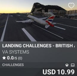 Landing Challenges - British Airways - Vol 5 by VA SYSTEMS. USD 10.99