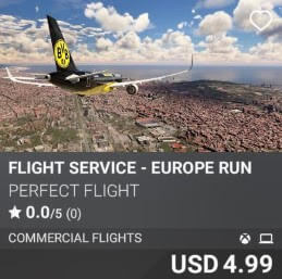 Flight Service - Europe Run by Perfect Flight. USD 4.99