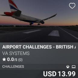 Airport Challenges - British Airways - Vol 6 by VA SYSTEMS. USD 13.99