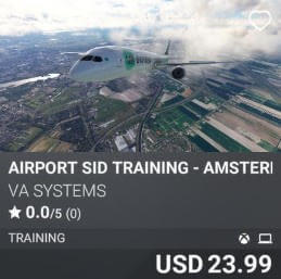 Airport SID Training - Amsterdam Schiphol (EHAM) by VA SYSTEMS. USD 23.99