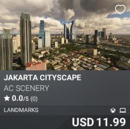 Jakarta Cityscape by AC Scenery. USD 11.99