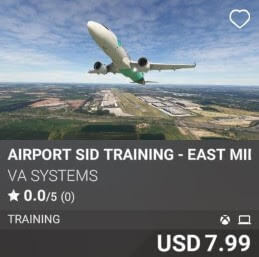 Airport SID Training - East Midlands (EGNX) by VA SYSTEMS. USD 7.99