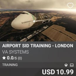 Airport SID Training - London Stansted (EGSS) by VA SYSTEMS. USD 10.99