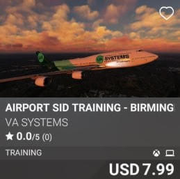 Airport SID Training - Birmingham (EGBB) by VA SYSTEMS. USD 7.99