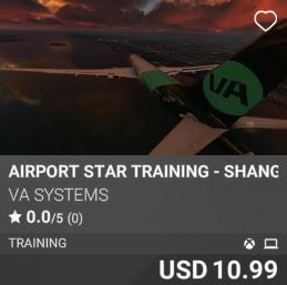 Airport STAR Training - Shanghai Pudong (ZSPD) by VA SYSTEMS. USD 10.99