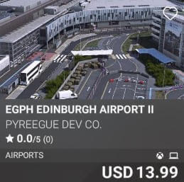 EGPH Edinburgh Airport II by PYREEGUE DEV Co. USD 13.99