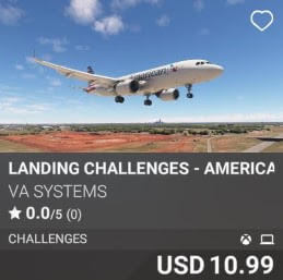 Landing Challenges - American Airlines - Vol 6 by VA SYSTEMS. USD 10.99