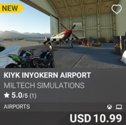 KIYK Inyokern Airport by Miltech Simulations. USD 10.99