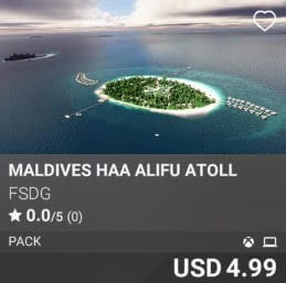 Maldives Haa Alifu Atoll by FSDG. USD 4.99