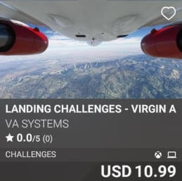 Landing Challenges - Virgin America - Vol 1 by VA SYSTEMS. USD 10.99