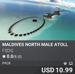 Maldives North Male Atoll by FSDG. USD 10.99