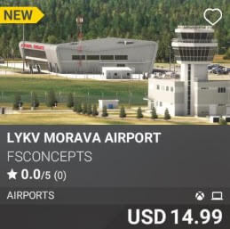 LYKV Morava Airport by FSConcepts. USD 14.99