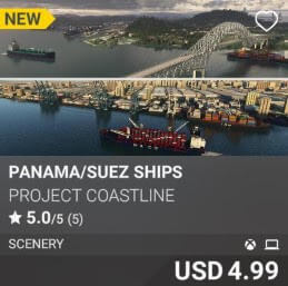 Panama/Suez Ships by Project Coastline. USD 4.99