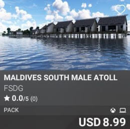 Maldives South Male Atoll by FSDG. USD 8.99