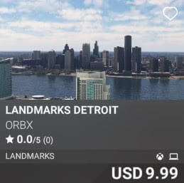 Landmarks Detroit by Orbx. USD 9.99