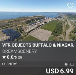 VFR Objects Buffalo & Niagara Falls Region by Dreamscenery. USD 6.99