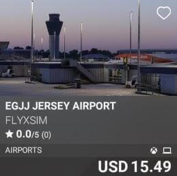 EGJJ Jersey Airport by Flyxsim. USD 15.49