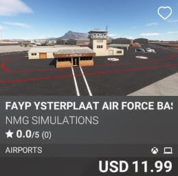 FAYP Ysterplaat Air Force Base by NMG Simulations. USD 11.99