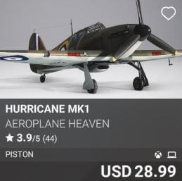 Hurricane Mk1 by Aeroplane Heaven. USD 28.99