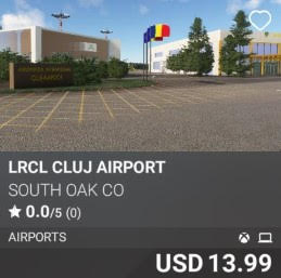 LRCL Cluj Airport by South Oak Co. USD 13.99