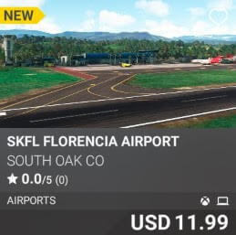 SKFL Florencia Airport by South Oak Co. USD 11.99