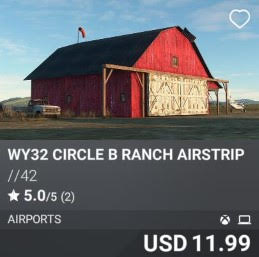 WY32 Circle B Ranch Airstrip by //42. USD 11.99