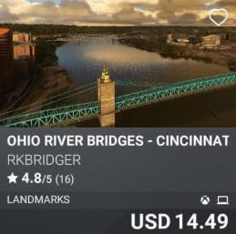 Ohio River Bridges - Cincinnati to Louisville by rkbridger. USD 14.49