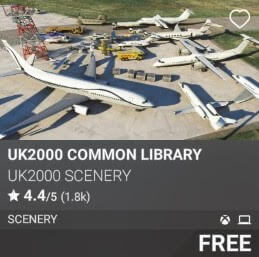 UK2000 Common Library by UK2000 Scenery. Free