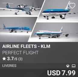 Airline Fleets - KLM by Perfect Flight. USD 7.99