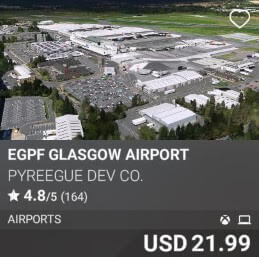 EGPF Glasgow Airport by PYREEGUE Dev Co. USD 21.99