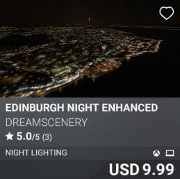 Edinburgh Night Enhanced by Dreamscenery. USD 9.99