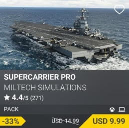 Supercarrier Pro by Miltech Simulations. USD 14.99 (on sale for 9.99)