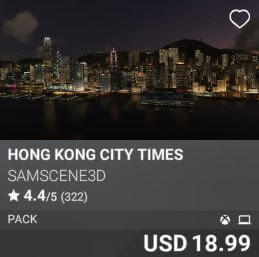 Hong Kong City Times by SamScene3D. USD 18.99