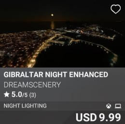 Gibraltar Night Enhanced by Dreamscenery. USD 9.99