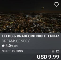 Leeds & Bradford Night Enhanced by Dreamscenery. USD 9.99