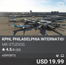 KPHL Philadelphia International Airport by MK-STUDIOS. USD 19.99