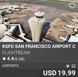 KSFO San Francisco Airport Captain's Edition by Flightbeam. USD 19.99