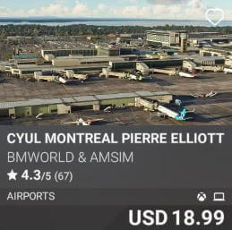 CYUL Montreal Pierre Elliott Trudeau Airport by BMWORLD & AMSIM. USD 18.99