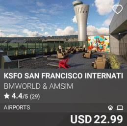 KSFO San Francisco International Airport by BMWorld & AmSim. USD 22.99