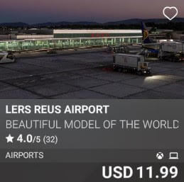 LERS Reus Airport by Beautiful Model of the World. USD 11.99