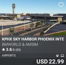 KPHX Sky Harbor Phoenix International Airport by BMWorld & AmSim. USD 22.99