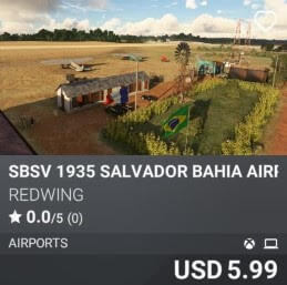 SBSV 1935 Salvador Bahia Airport by REDWING. USD 5.99