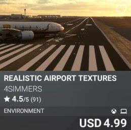 Realistic Airport Textures by 4SIMMERS. USD 4.99