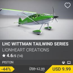 LHC Wittman Tailwind Series by Lionheart Creations. USD 17.99 (on sale for 9.99)