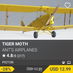 Tiger Moth by Ant's Airplanes. USD 17.99 (on sale for 12.99)