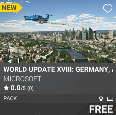 World Update XVIII: Germany, Austria and Switzerland by Microsoft. Free.