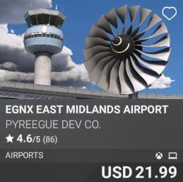 EGNX East Midlands Airport by PYREEGUE DEV Co. USD 21.99