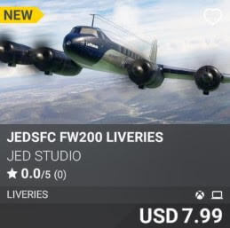 JEDSFC FW200 Liveries by JED Studio. USD 7.99