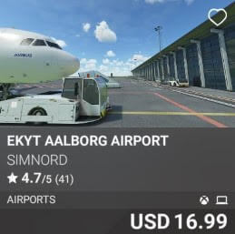 EKYT Aalborg Airport by SimNord. USD 16.99